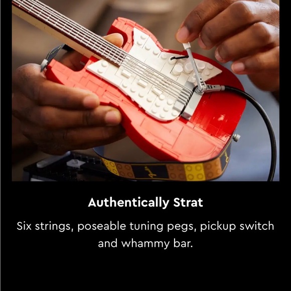 LEGO Fender Stratocaster Set NWT - Picture 13 of 15